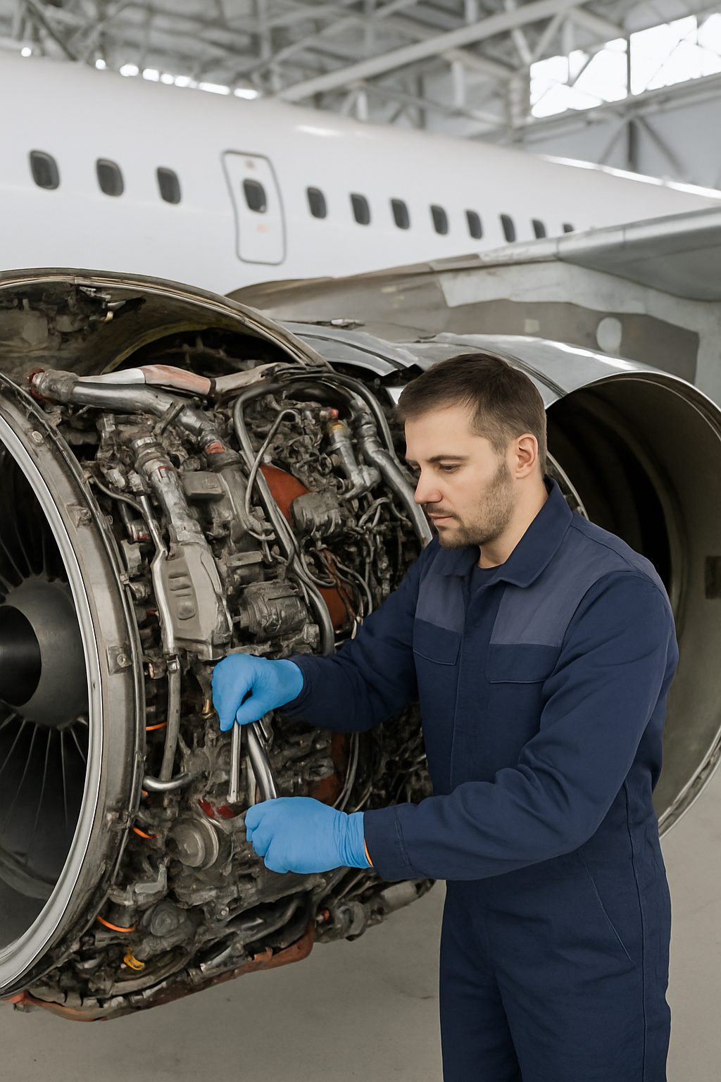 installation of aircraft parts